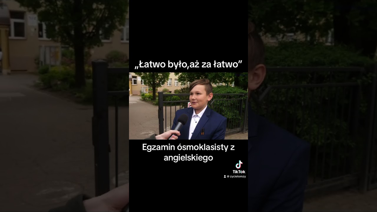 Egzamin &oacute;smoklasisty język angielski 2023. &bdquo;łatwo było&hellip;&rdquo; #egzamin&oacute;smoklasisty #egzaminosmoklasisty