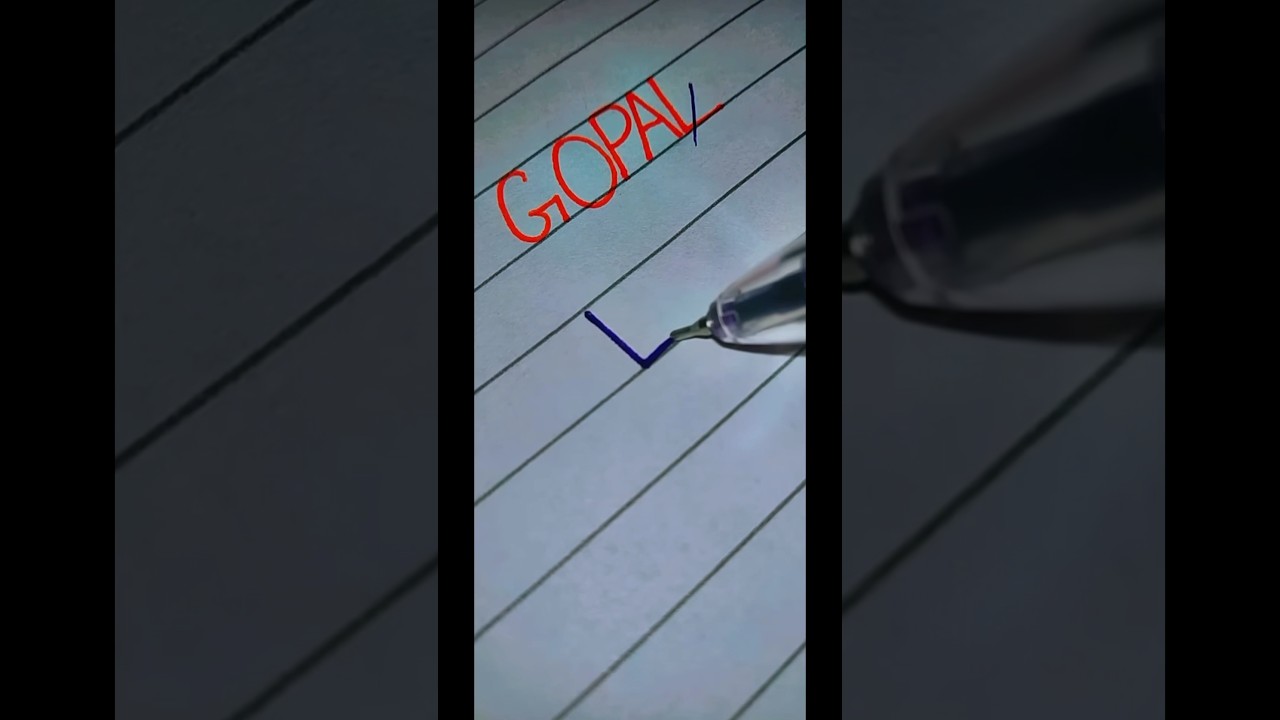 Gopal Name Logo ✍️ #shorts