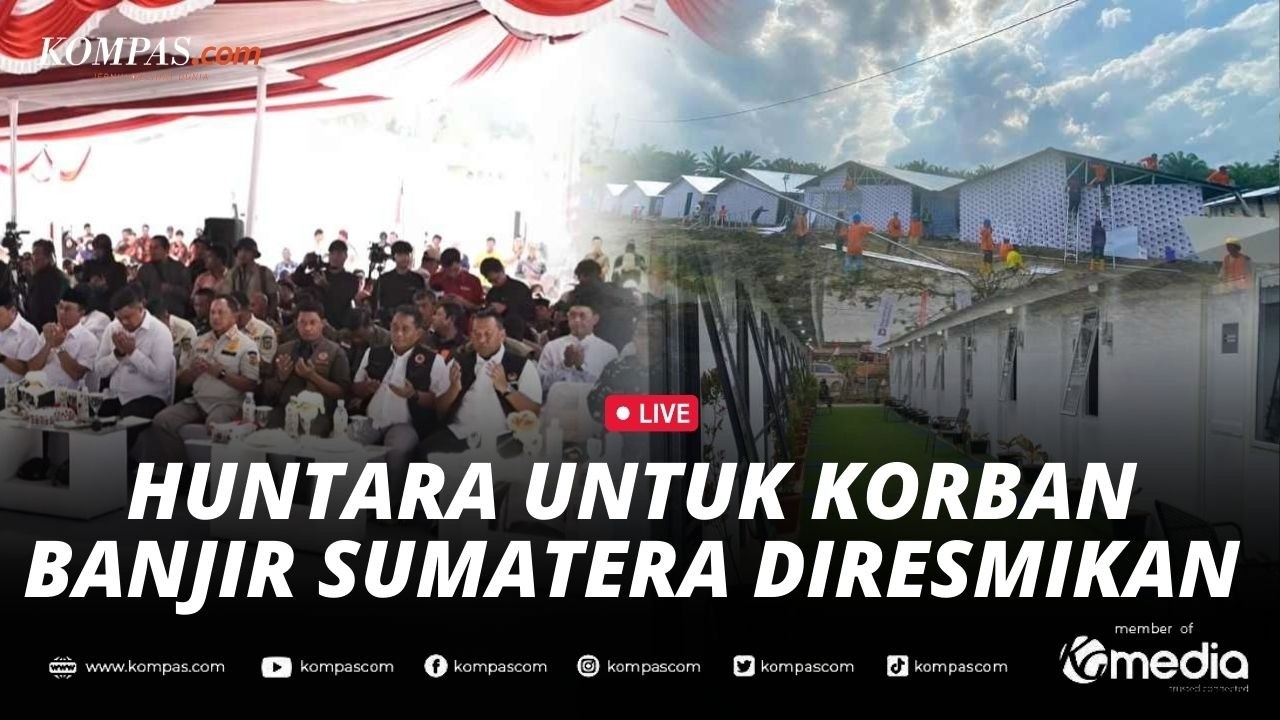 BREAKING NEWS - Pemerintah Resmikan Huntara di Tiga Provinsi Pascabencana Banjir Sumatera
