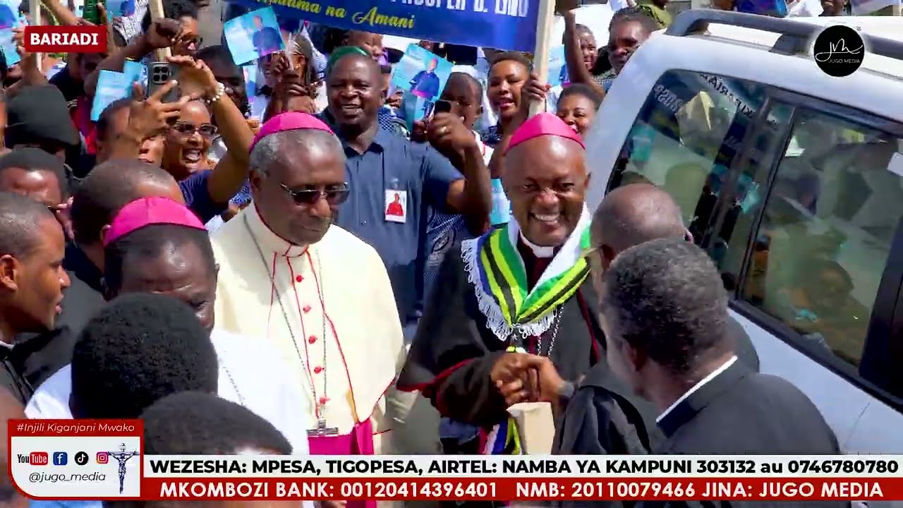 Askofu Prosper Lyimo apokelewa kwa shangwe Jimbo Jipya la Bariadi | Abusu Ardhi ya Jimbo hilo.
