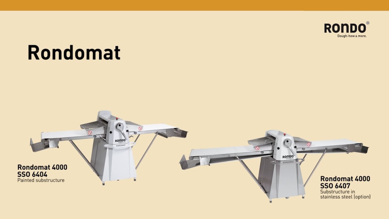 RONDO - Rondomat 4000 - Mechanical Dough Sheeter