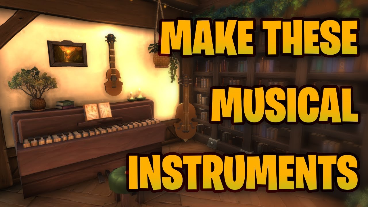 WoW Housing | How to Build Musical Instruments