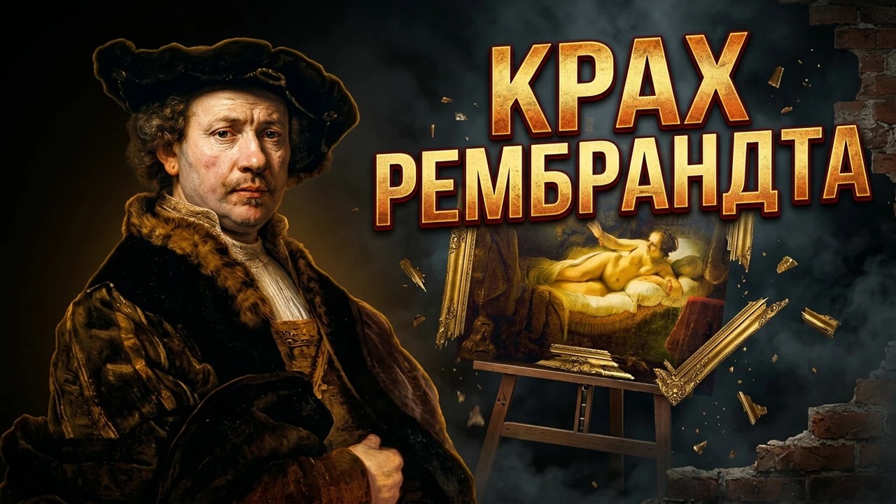 РЕМБРАНДТ: успех, ошибка и крах карьеры! Как гений в зените славы умудрился потерять всё.