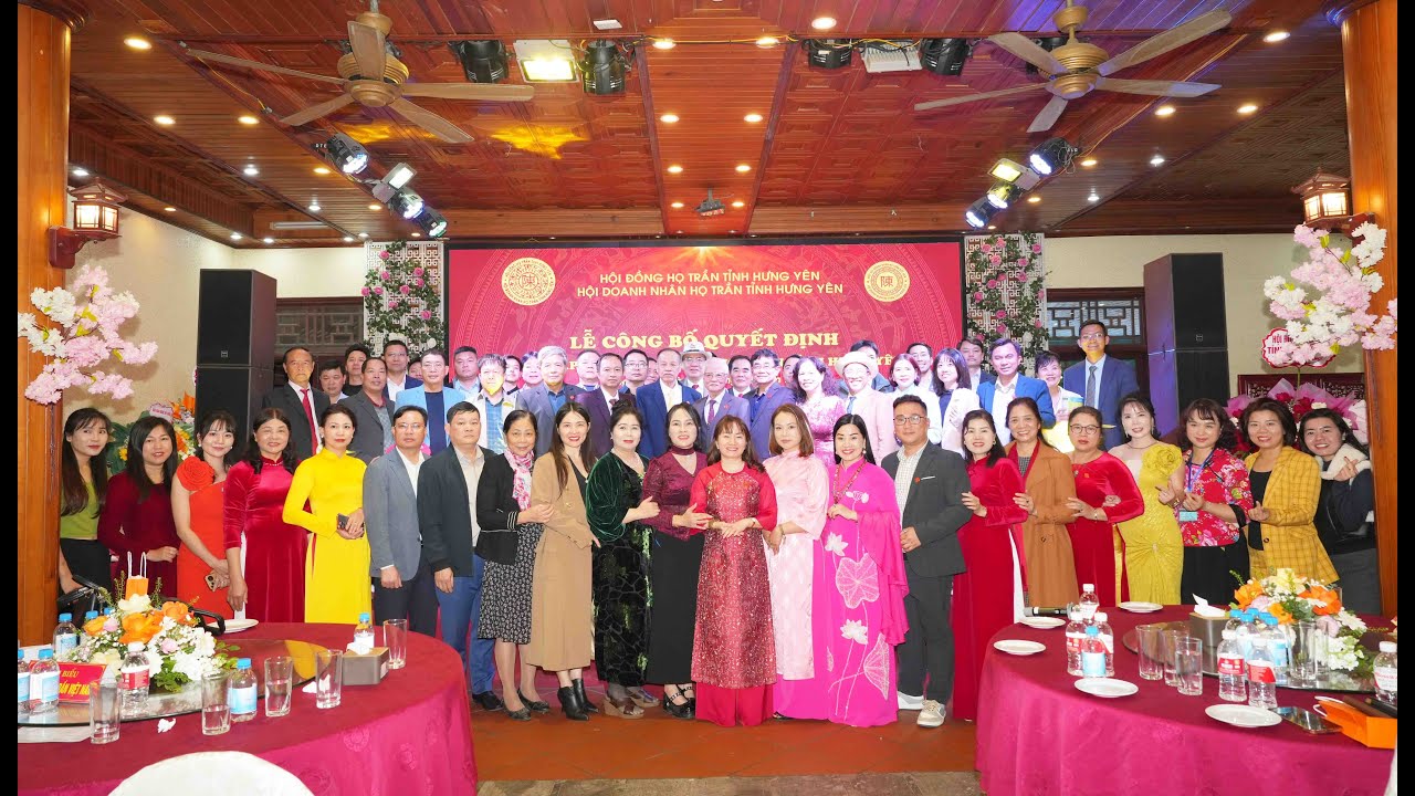 Lễ Sáp nhập Hội Doanh nhân họ Trần tỉnh Hưng Yên
