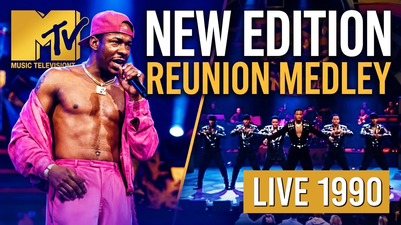 The Moment Bobby Brown Came Back to New Edition (MTV Awards 1990 Rare Performance)
