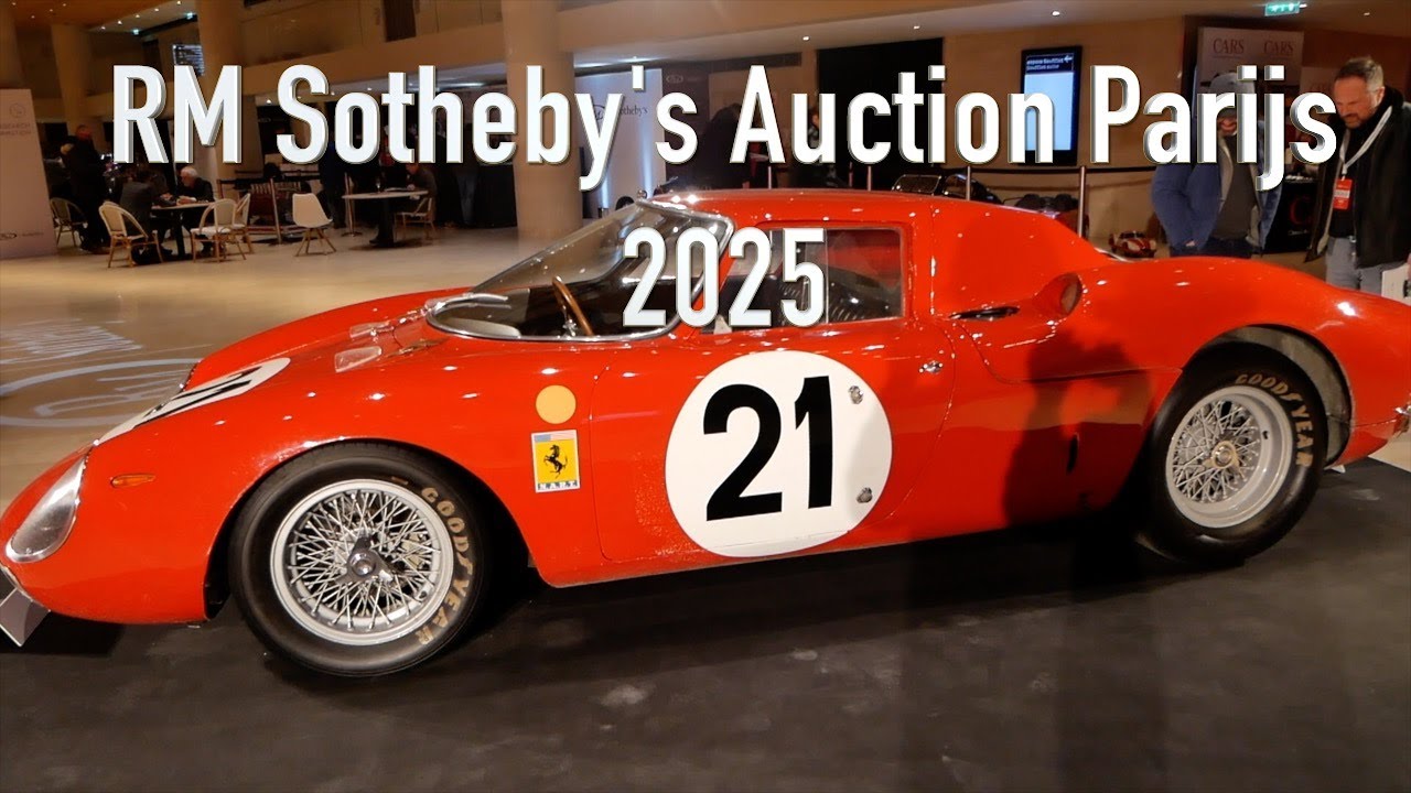 RM Sotheby's Auction 2025 Retromobile Parijs met een Ferrari van 31.000.000