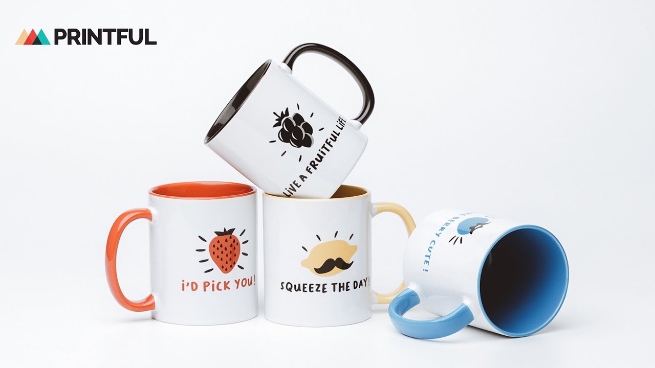 Mugs imprimés personnalisés : Printful 2021