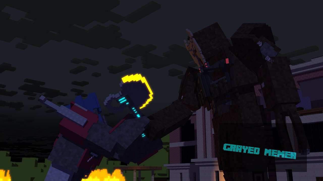 Трансформеры: Восстание зверей. Музейная битва (Minecraft Animation) #transformers #rotb