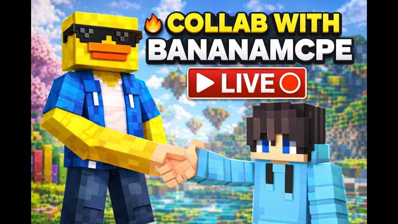 minecraft live with banana gaming collb pvp