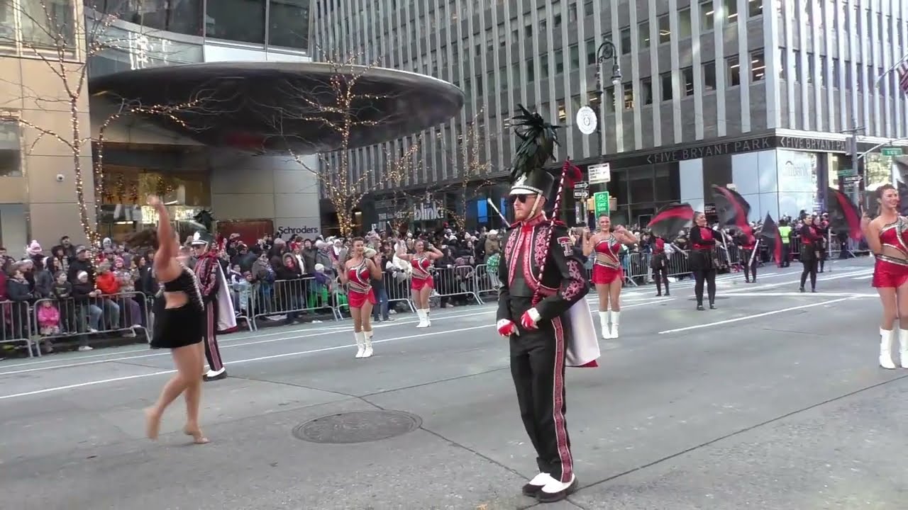 Macy's Thanksgiving Day Parade~NYC~2023~Texas Tech Red Raiders Marching Band~NYCParadelife