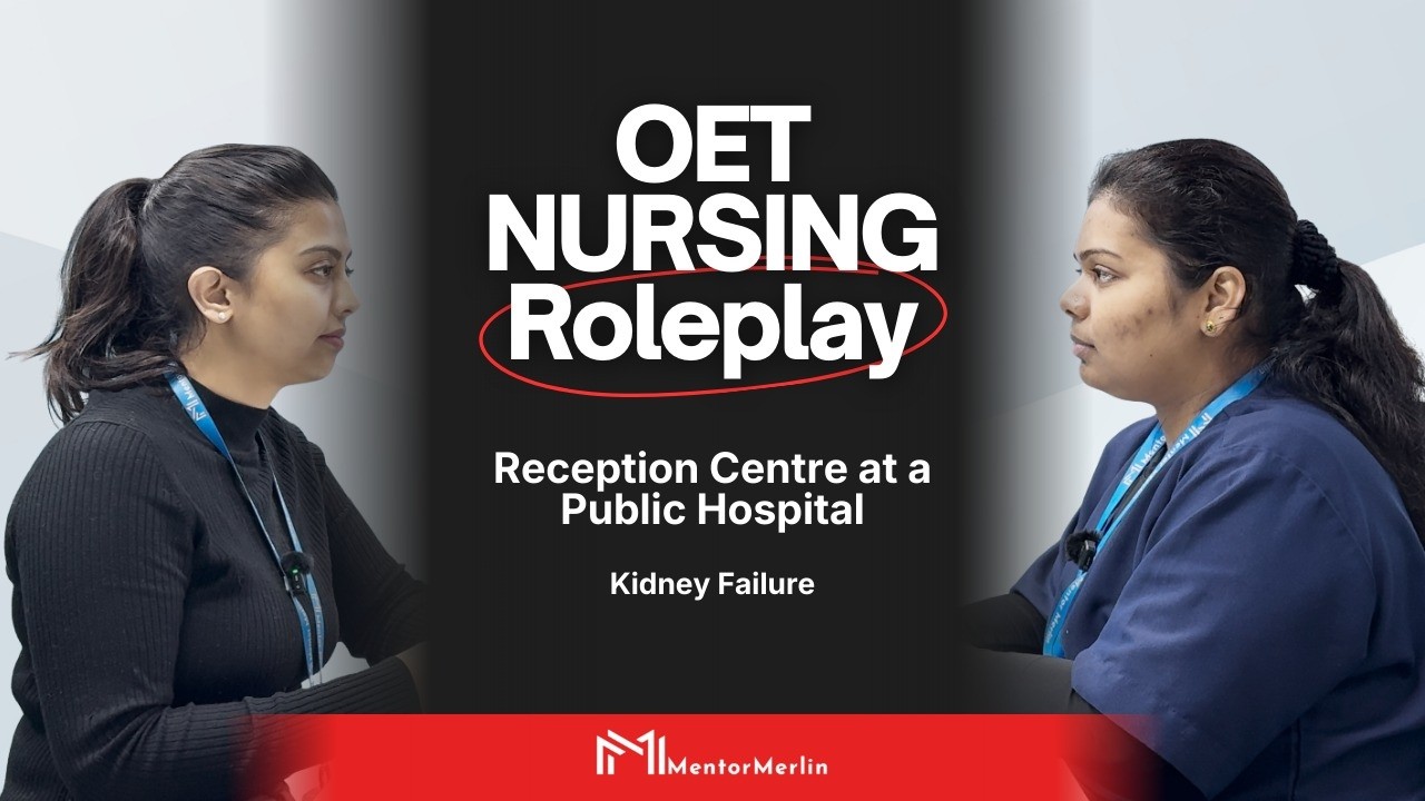 OET Nursing Roleplay 3 | Kidney Failure & Dialysis Explained | Public Hospital Scenario