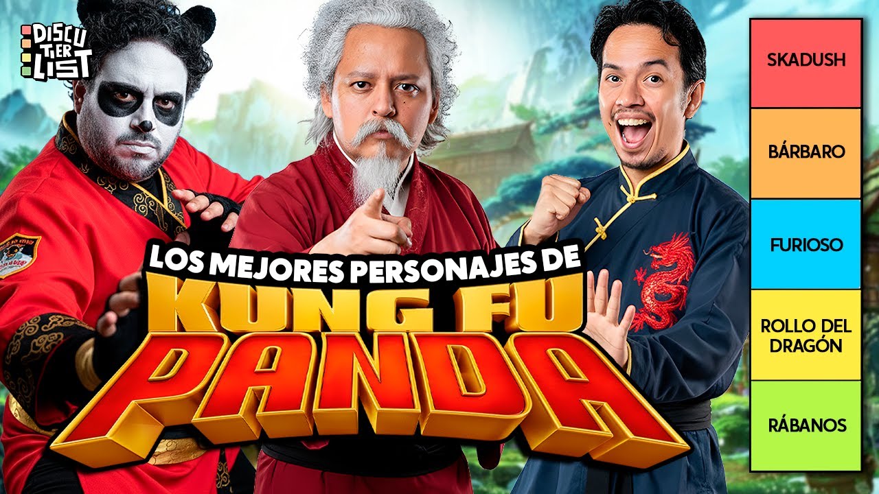 DISCUTIERLIST MEJORES PERSONAJES DE KUNG FU PANDA - #AyerFueLunes #kungfupanda