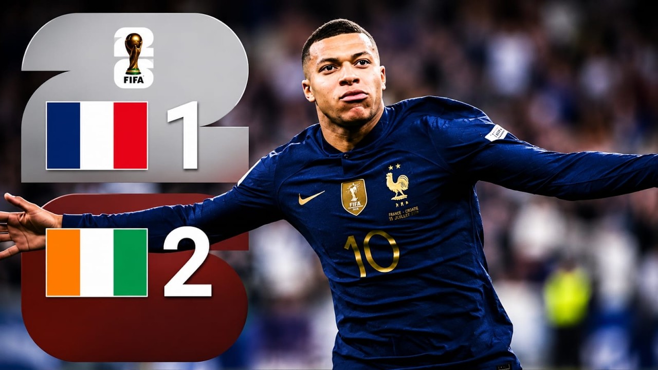 France vs C&ocirc;te d'Ivoire 1-2 | Mbapp&eacute; Insane Performance! | FIFA World Cup 2026&trade; Highlights