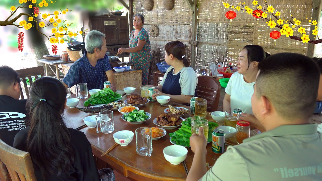 Cô Ba Miền Tây ✅ Bà Ngoại có bầu ngày Tết đãi con cháu nhiều món ngon