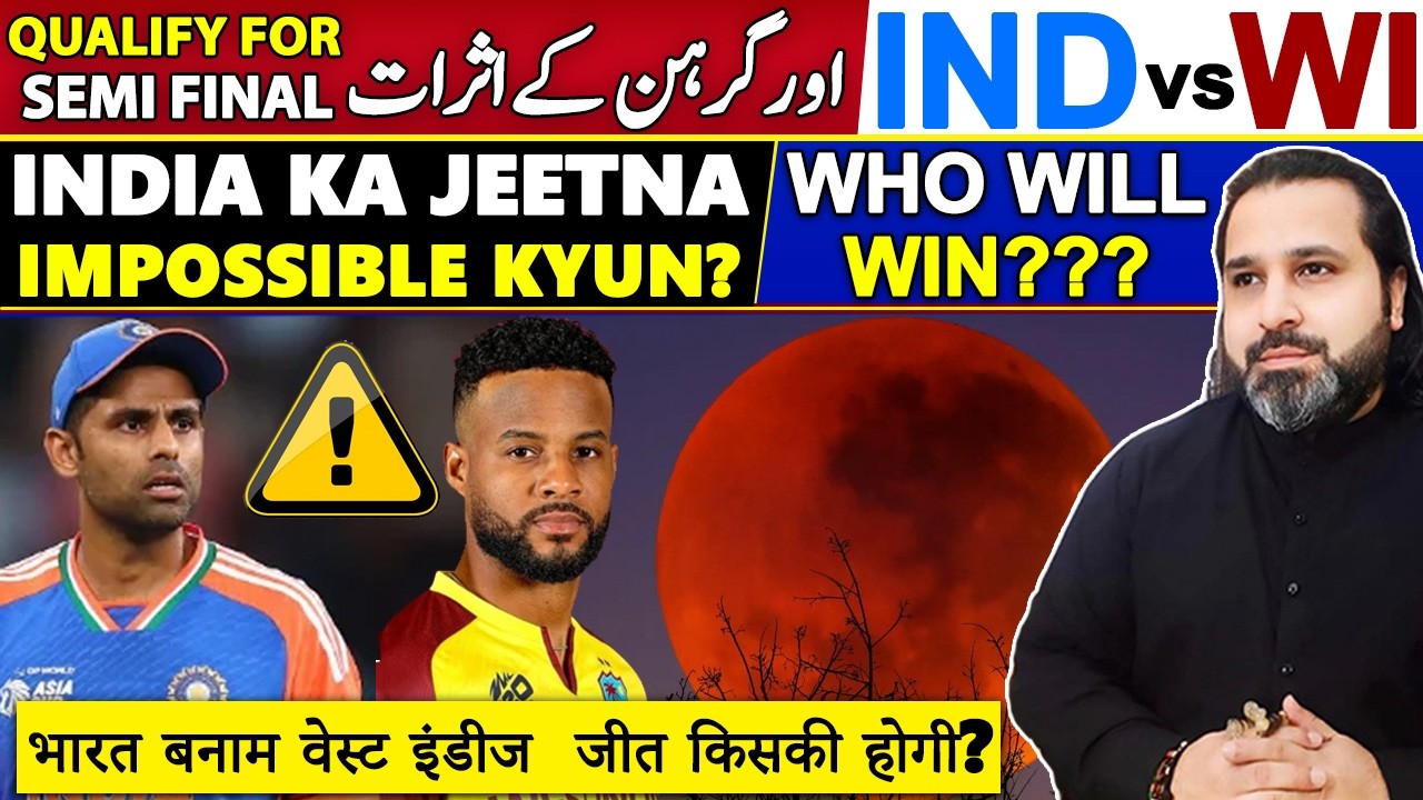 Ind vs WI & Lunar Eclipse | Who Will Win | Astrology Predictions | Syed Musawar Ali Zanjani