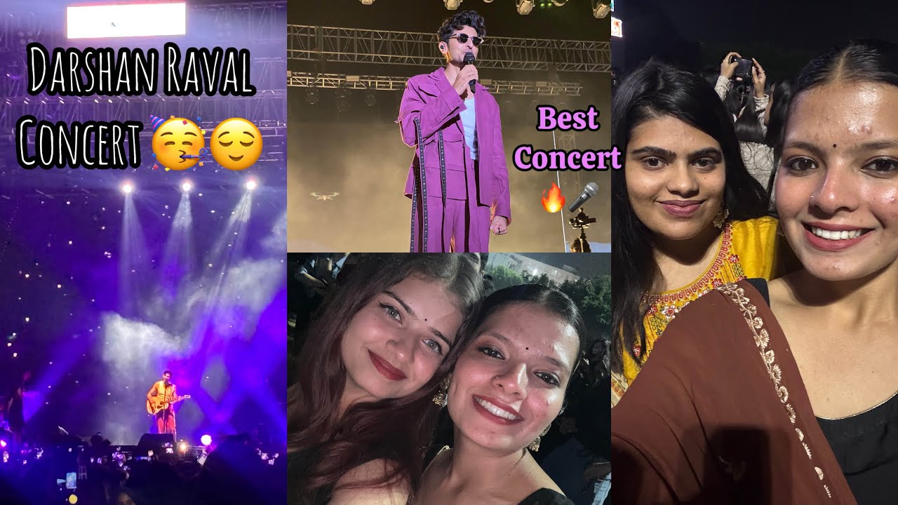 Parivartan Vlog Part - 4😎Darshan Raval Live Concert 🔥| Harshi Khajuria | 