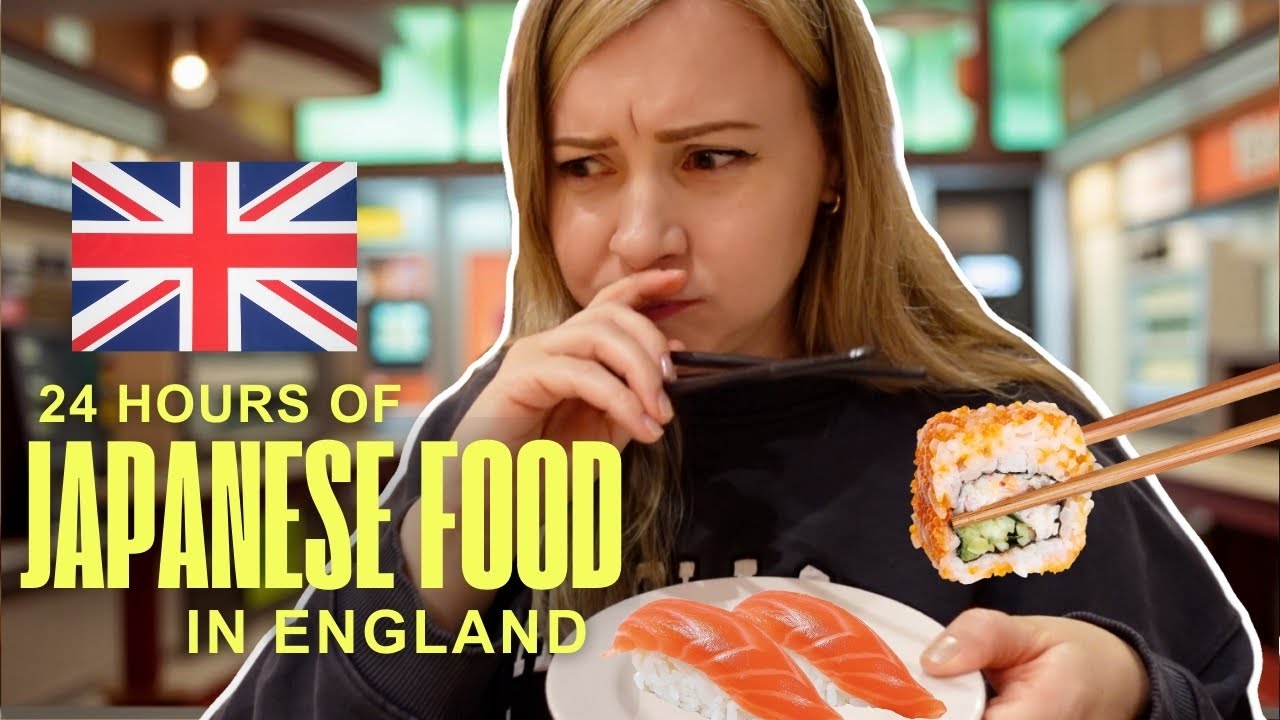 24HR Eating ONLY Japanese Food in England 😅🇬🇧 ft. 
