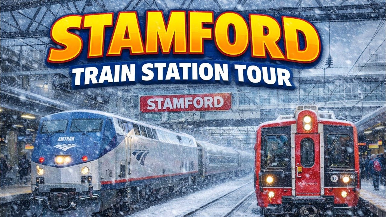 Stamford CT Train Station Tour