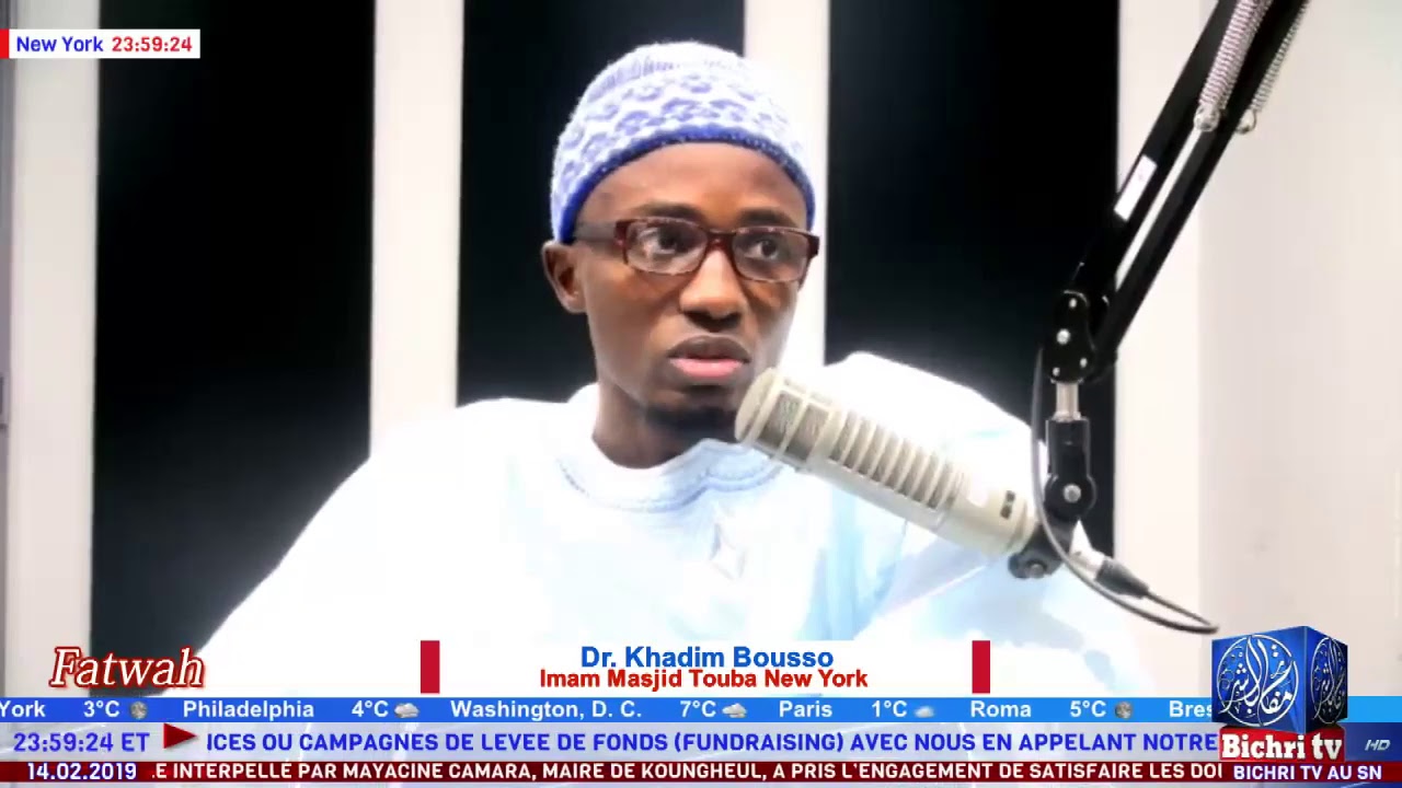 Fatwah du Jeudi 13 Février 2019 avec Dr. Khadim Bousso | Imam Masjid Touba NY