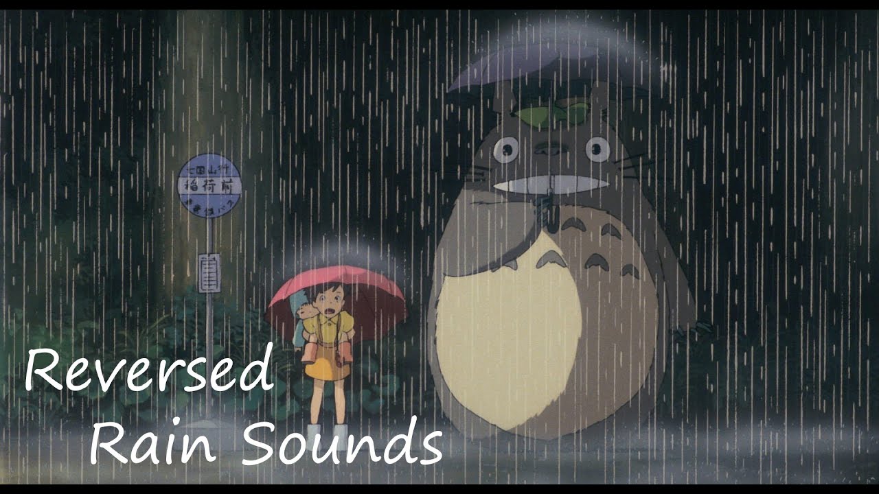 Reversed Rain Sounds for Relaxation