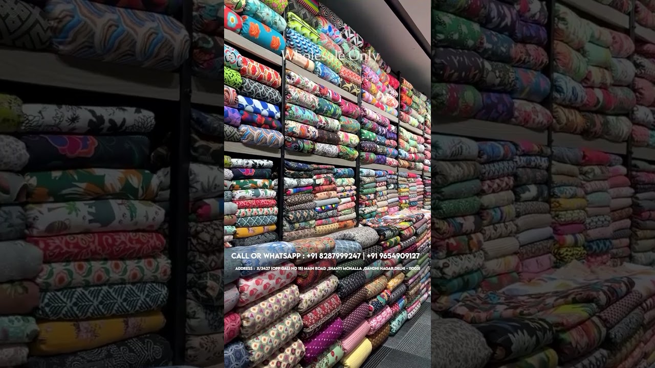 Exploring India&rsquo;s Biggest Fabric Markets Shanti Mohalla Fabric Market
