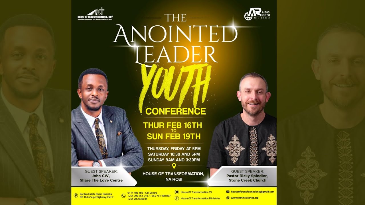 THE ANOINTED LEADER YOUTH CONFERENCE DAY 03 ||  WITH JOHN CW || 19- 02 - 2023