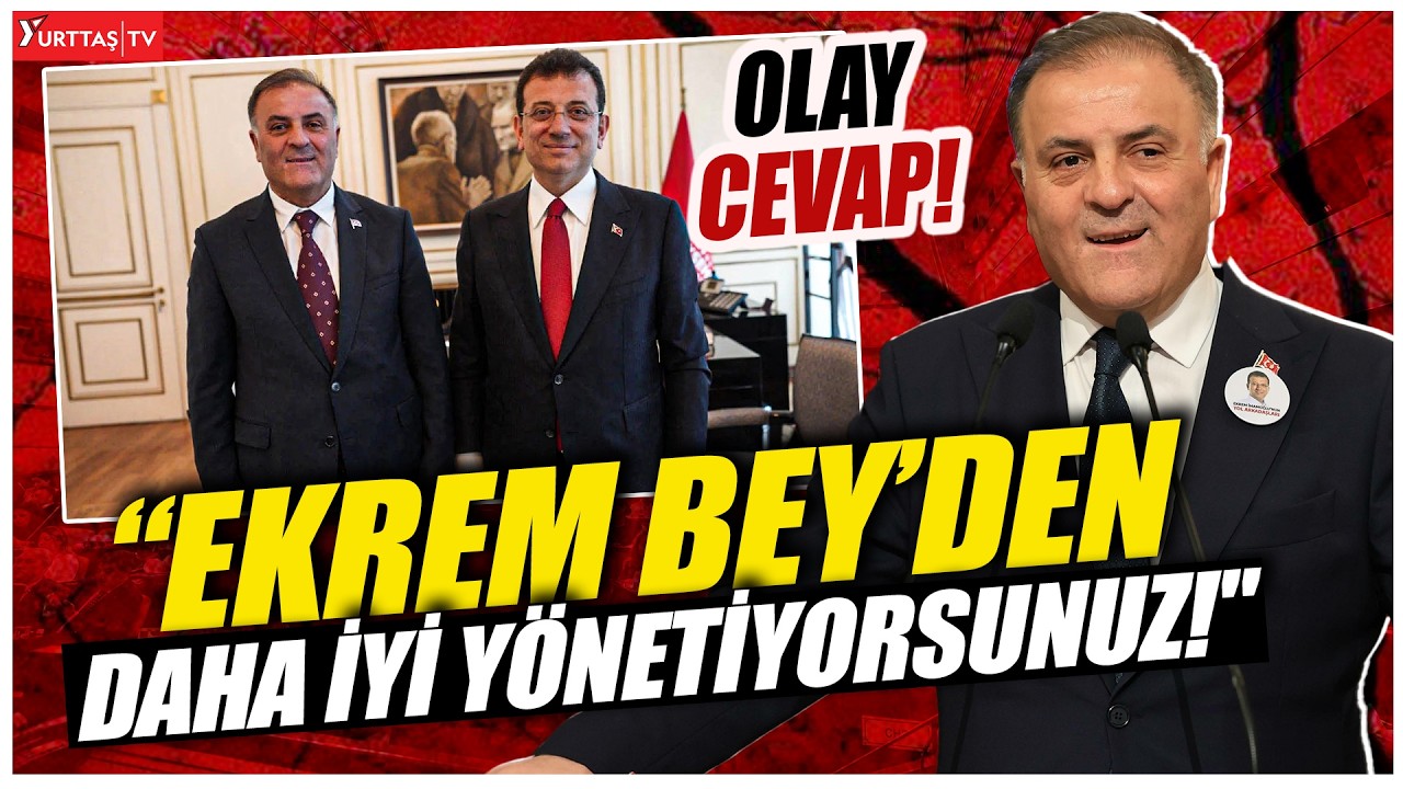 AKP’li üyenin “İmamoğlu'ndan daha iyi yönetiyorsunuz” sözlerine Başkan Vekili Aslan’dan olay cevap!