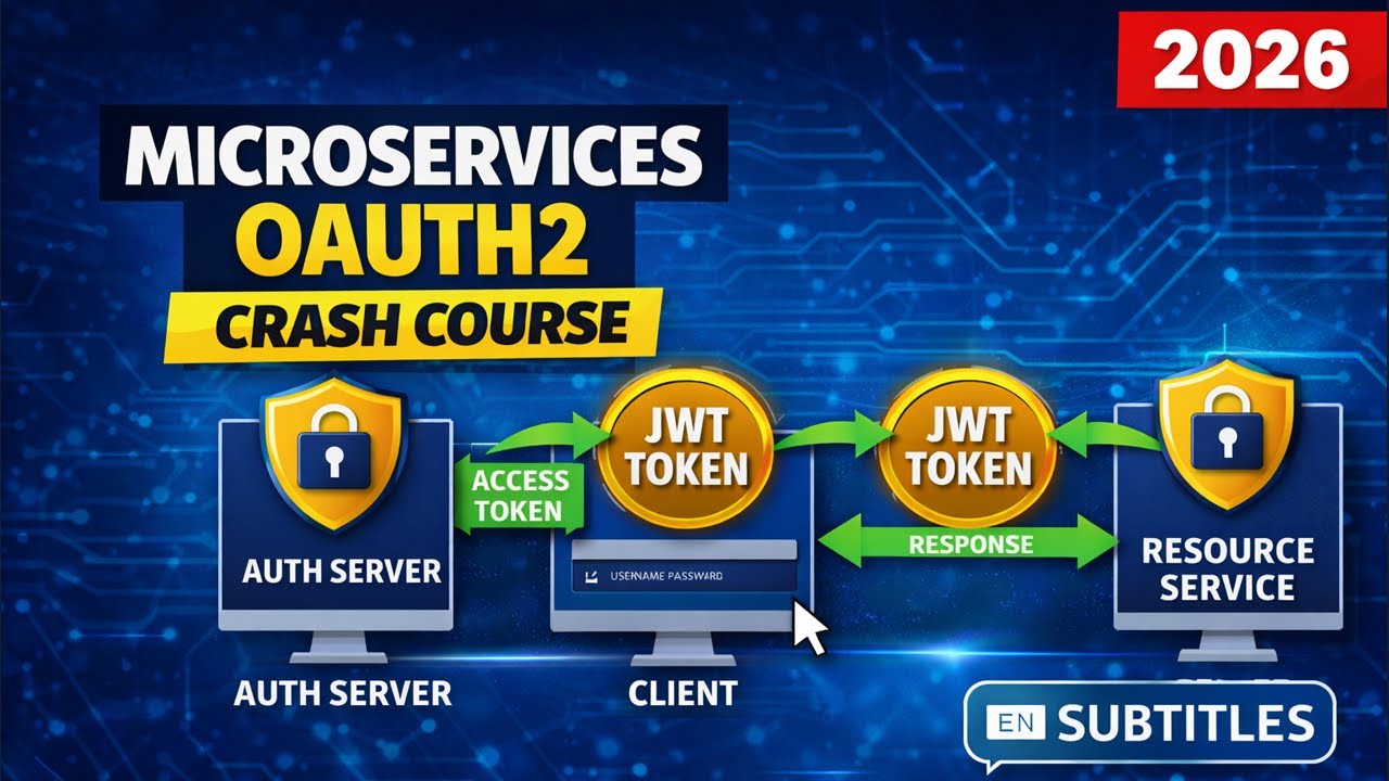 Microservices OAuth2 Crash Course, Auth Server Client Resource Server