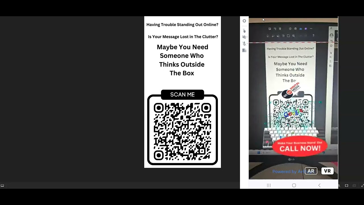 Revolutionizing Local Businesses with Augmented Reality - QR Code Demo