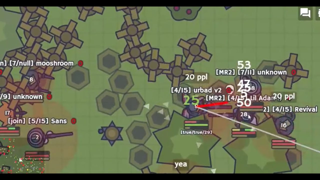 MooMoo.io Hacks VS 20 Hackers (80+ Kills, Revival Mod)