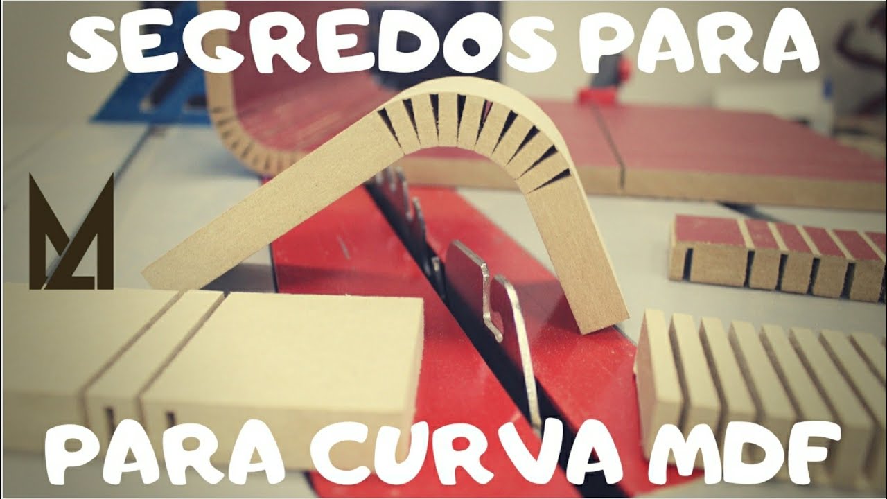 MDF - Como curvar o MDF cr&uacute; e laminado