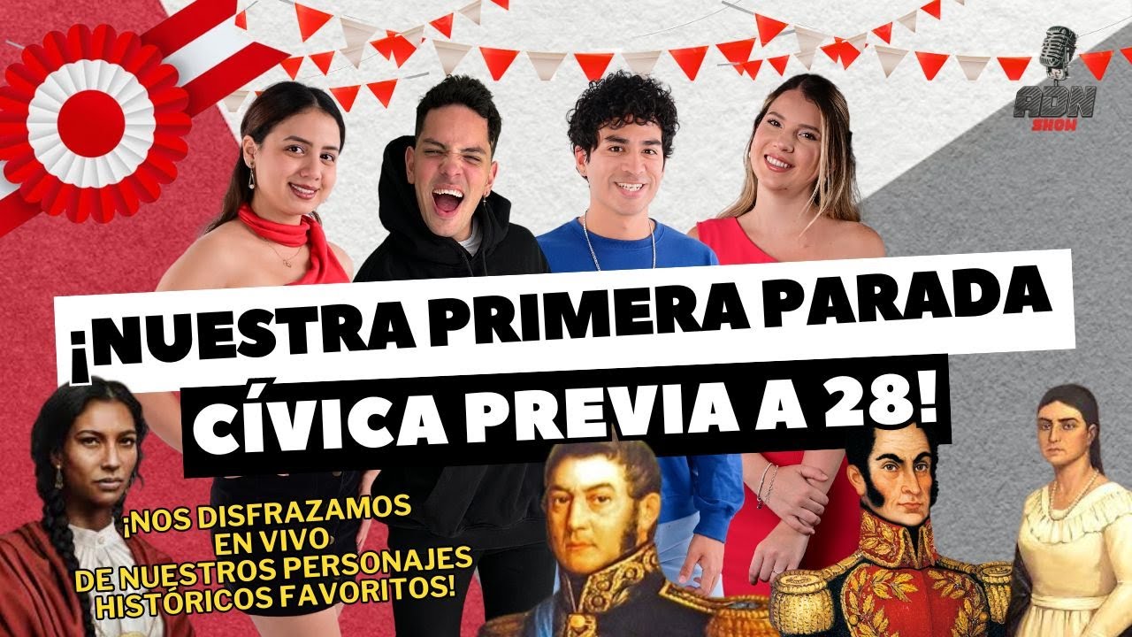 ¡NUESTRA PRIMERA PARADA CÍVICA PREVIA A 28! 🇵🇪🇵🇪