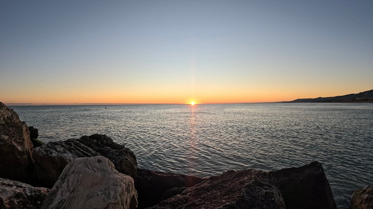 Magnetic Mediterranean Sunrise 4K | Real-Time One-Take (no loops)
