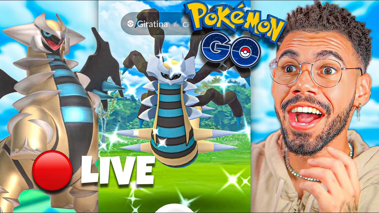 SHINY *GIRATINA* 🚨AO VIVO🚨 100% SHINY MAIS IMPORTANTE DA MINHA VIDA! 