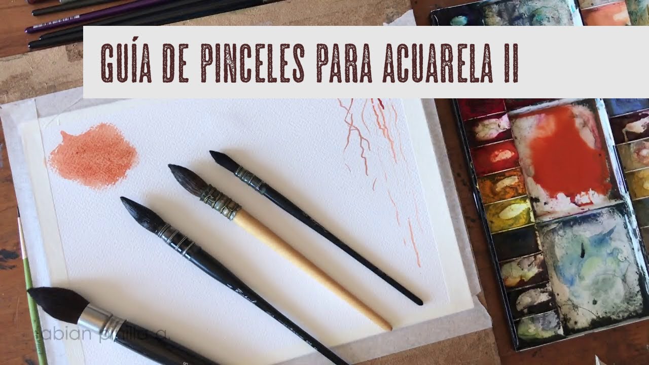 Guía de Pinceles Para Acuarela II