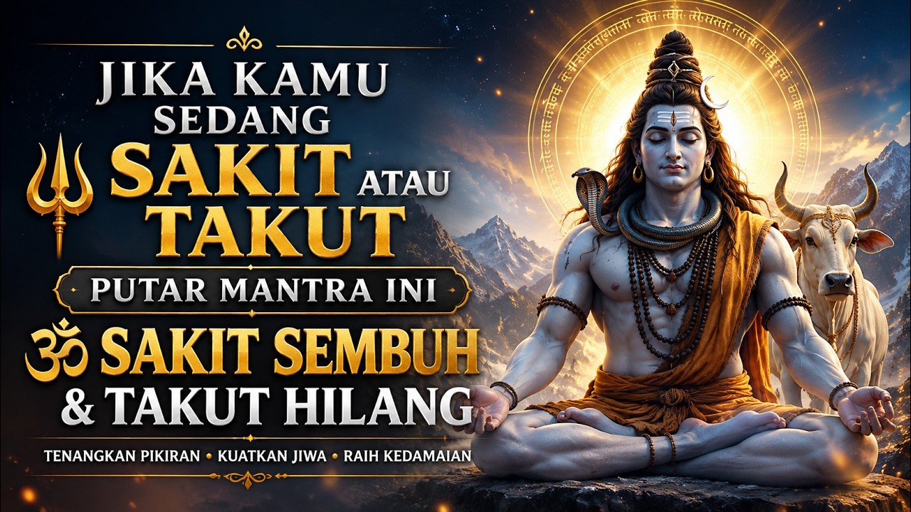 🔱 Mantra Dewa Siwa Penyembuh Penyakit & Penghilang Rasa Takut | Dengarkan Sekarang