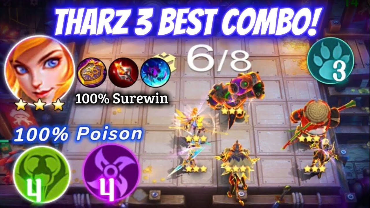 Assassin, V.e.n.o.m & Guardian | Try This Simple Combo And Strongest Line-up for Tharz 3!!