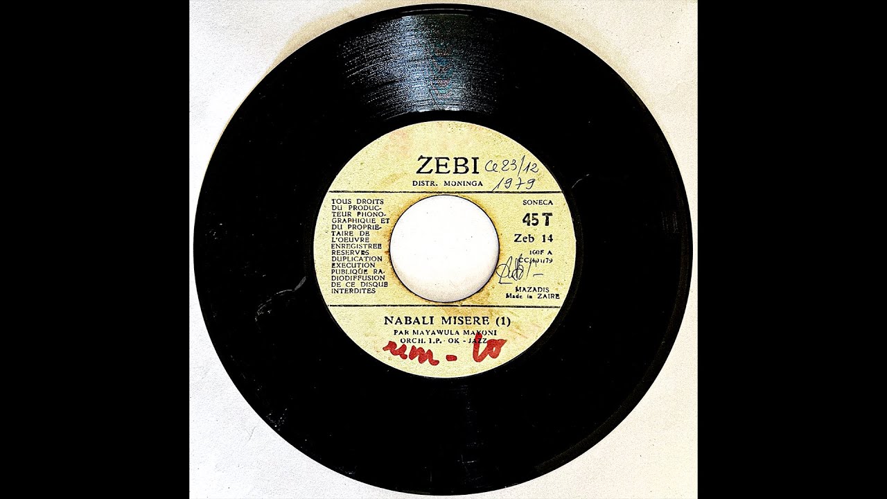 T.P OK Jazz - Nabali Misère (Version 1, 1979)