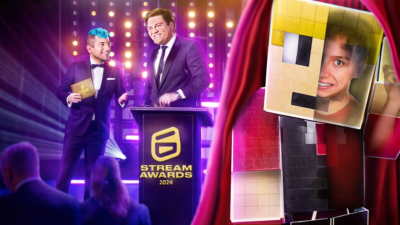 Ich schleiche mich zu den STREAMAWARDS als Minecraft Skin...