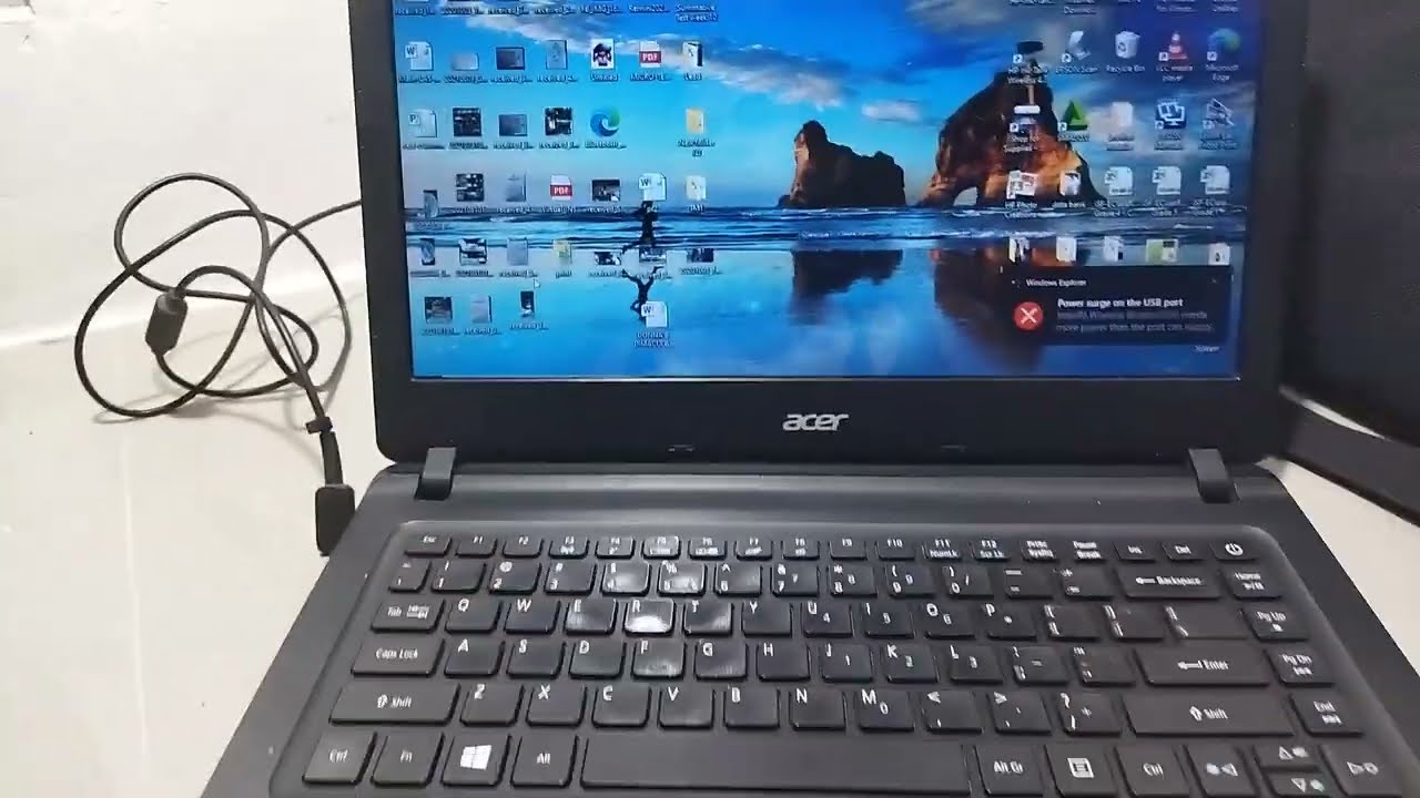 Acer laptop Power Surge on the USB Port how to fixed☺️?