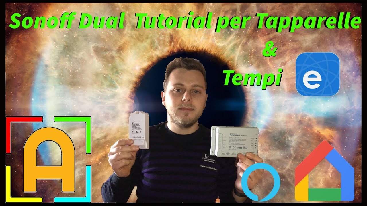 Sonoff Dual Schemi Tutorial e Tempi per usarlo con le tapparelle