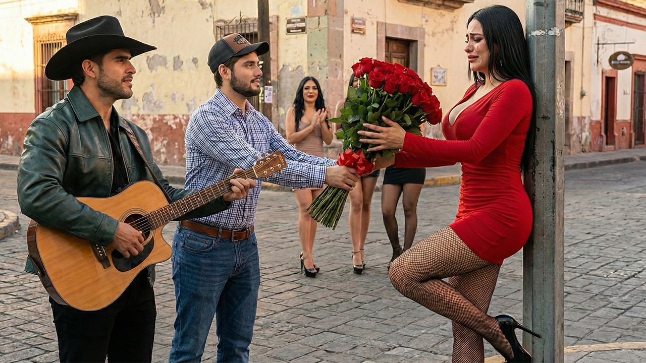 Joven hermosa se rompe en llanto al escuchar el corrido que le regalo su cliente frecuente