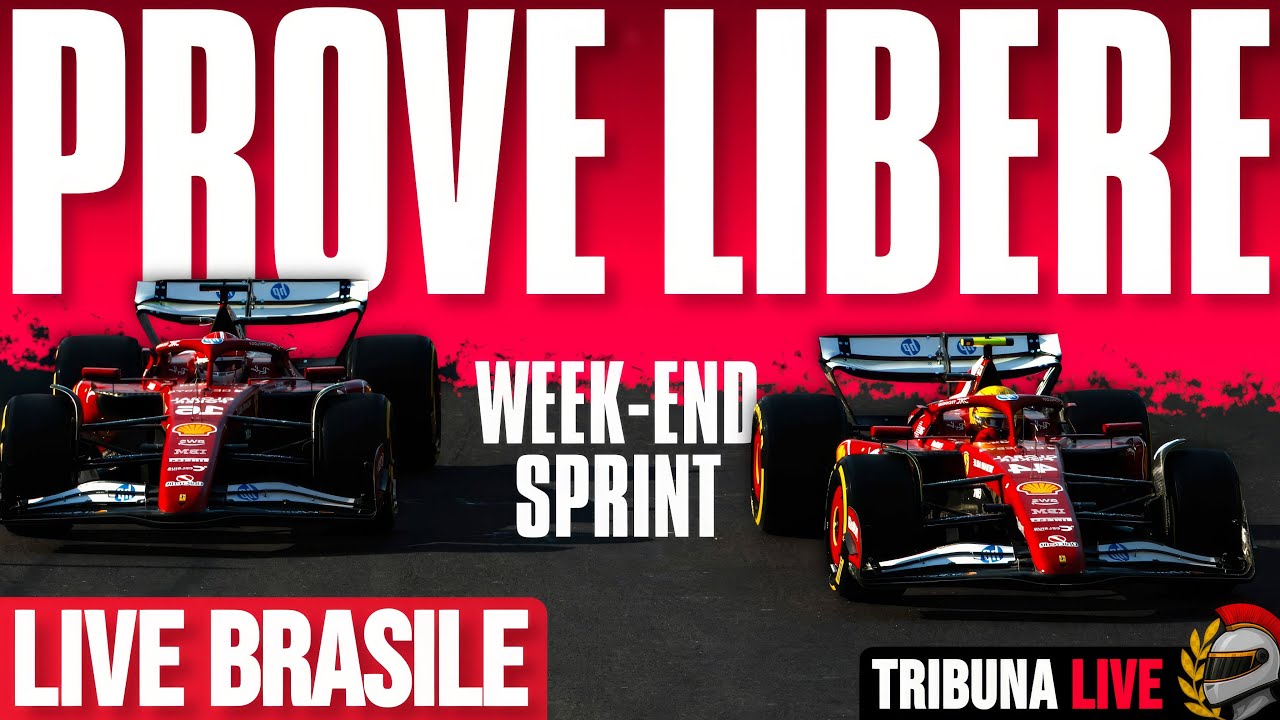 🔴LIVE PROVE LIBERE BRASILE🔥IL WEEK END SPRINT PARTE SUBITO FORTE!