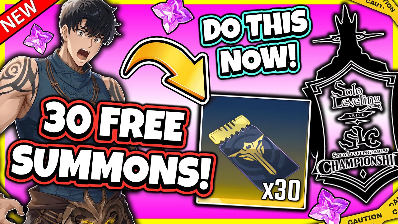 30 FREE SUMMONS! DO THIS NOW! EVENTS & SLC 2026 IS COMING! [Solo Leveling: Arise]