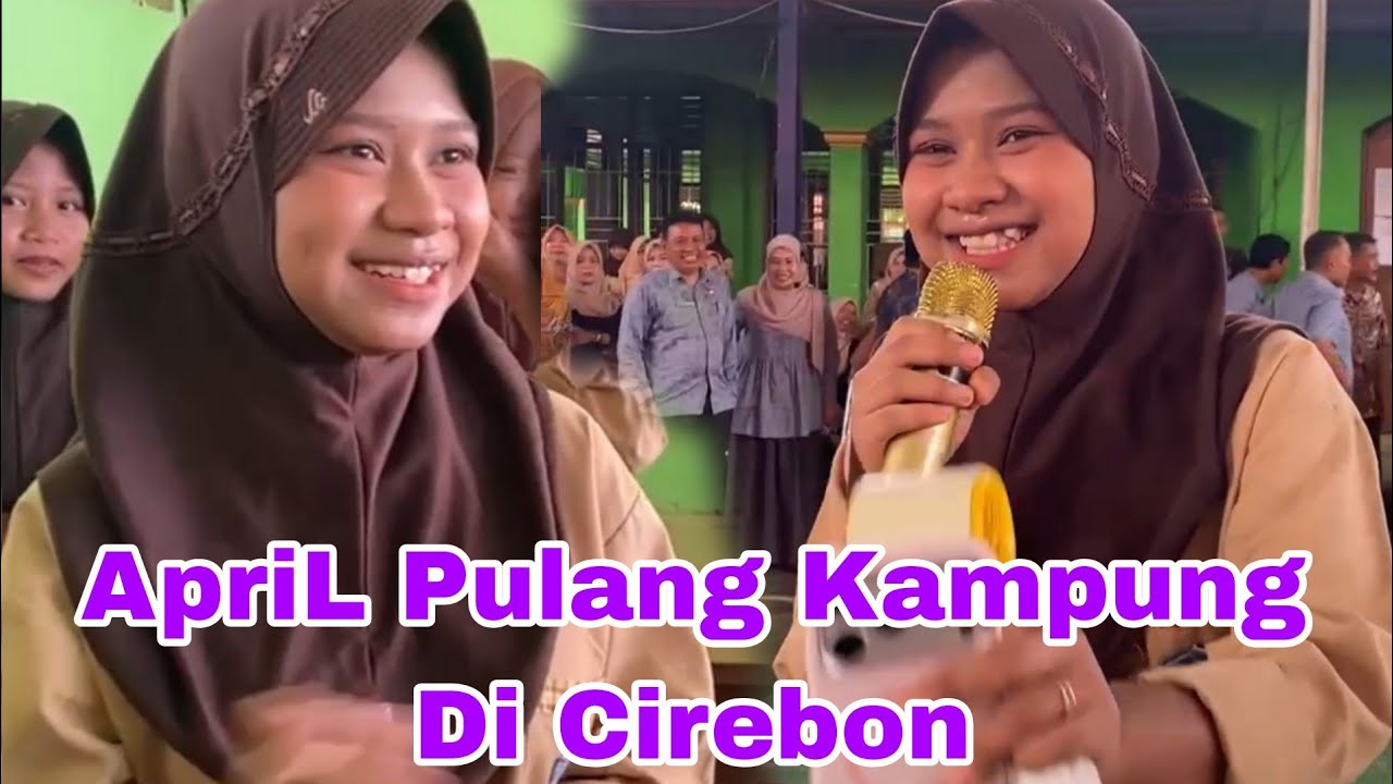 Masya Allah Happynya April Bertemu Dengan Teman Dan Gurunya Di Sekolahnya Cirebon