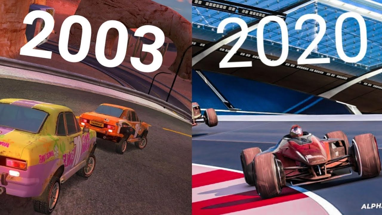 Evolution of Trackmania (2003-2020)
