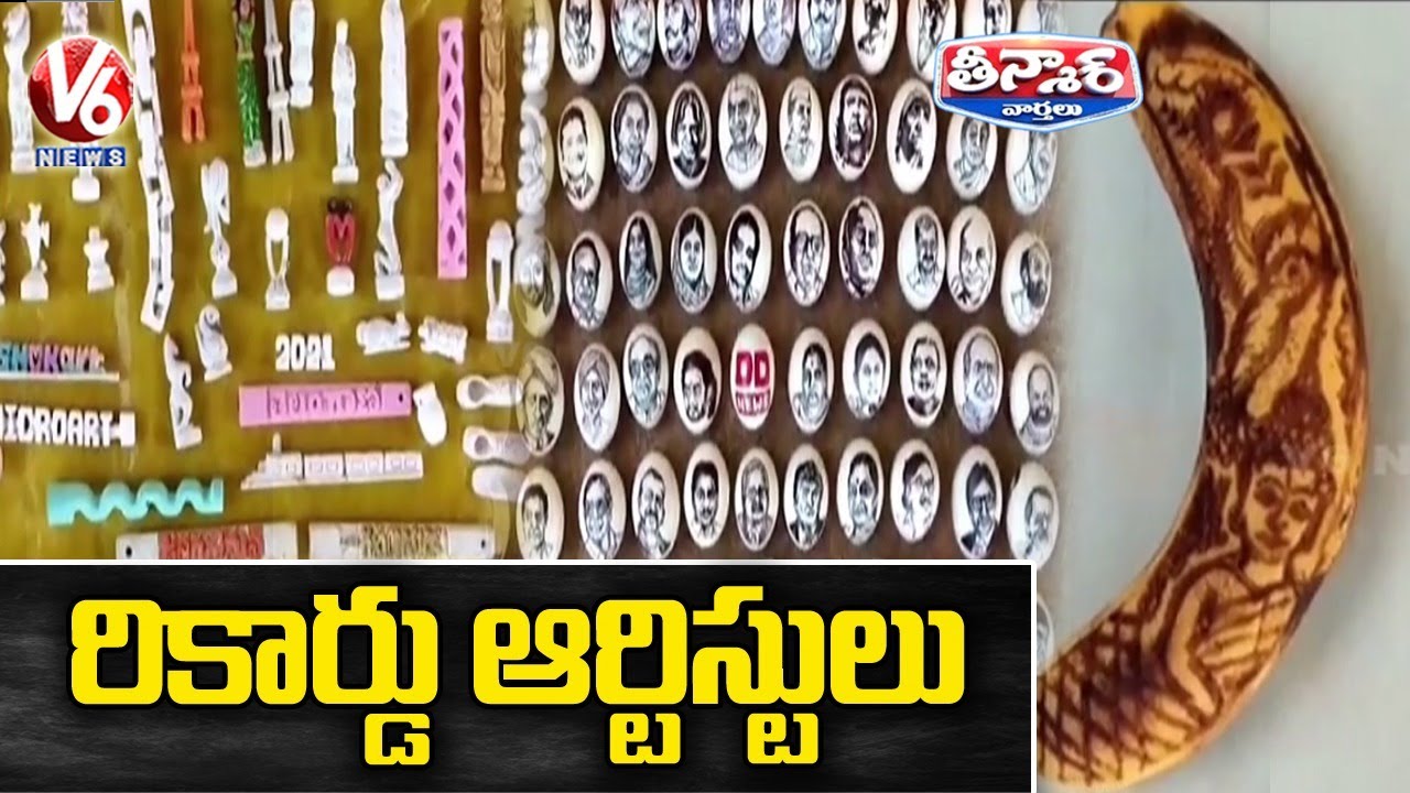 Artist Carves Sculptures On Chalk Piece, Artist Makes Wooden Replica of Puri Jagannatha Temple | V6