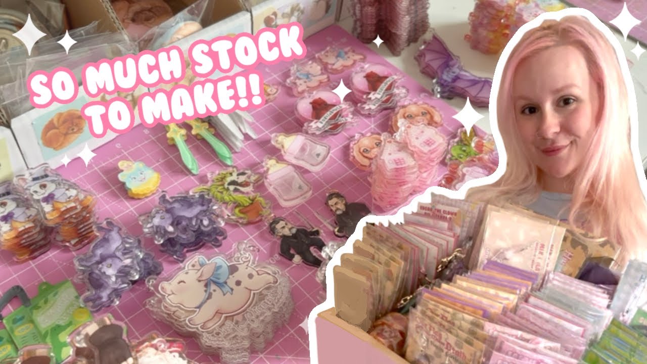 ☆ Studio Vlog 1: Prepping for a big sale and shop update ☆ LittlePinkGoblin ☆