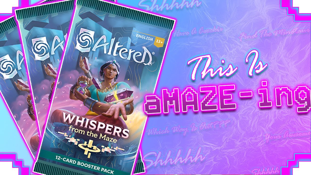 Изменённые TCG Whispers из бустеров Maze