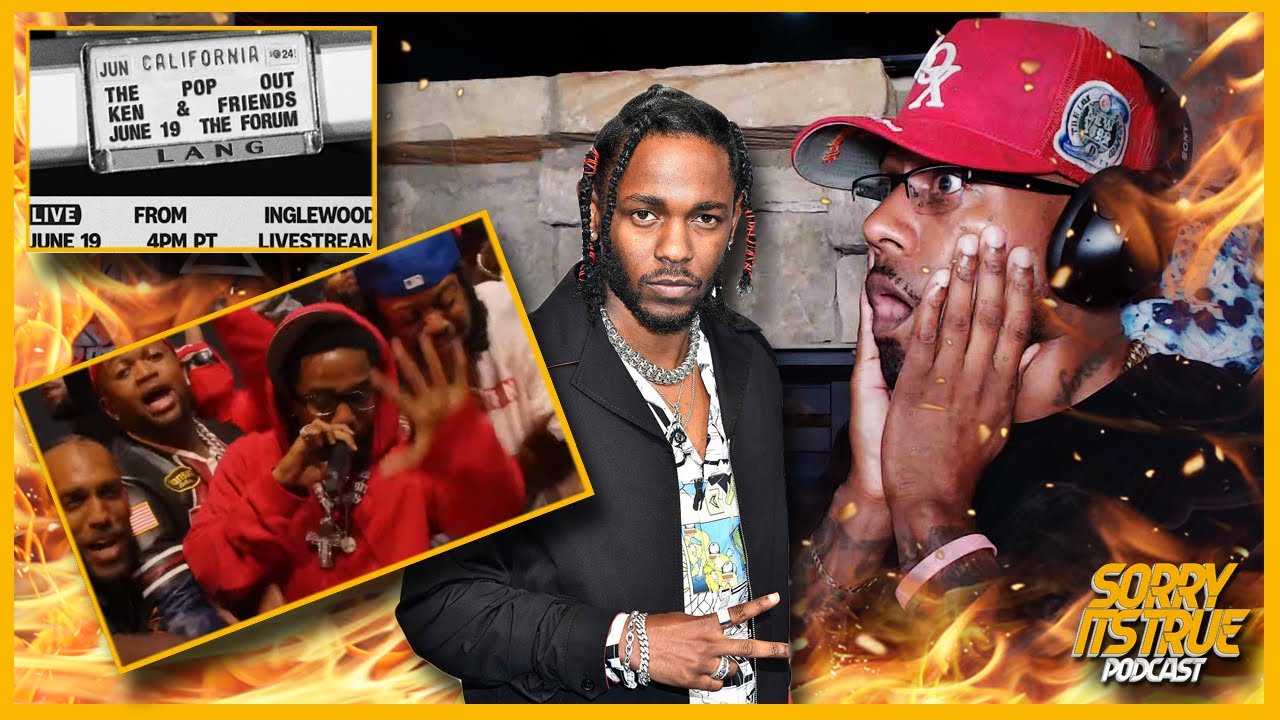 KENDRICK LAMAR WENT WILD!!!! THE POP OUT - KEN & FRIENDS (REACTION)